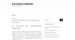 Desktop Screenshot of estudiocorzini.com.ar