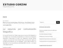 Tablet Screenshot of estudiocorzini.com.ar